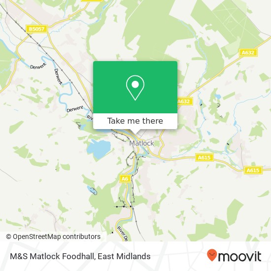 M&S Matlock Foodhall map