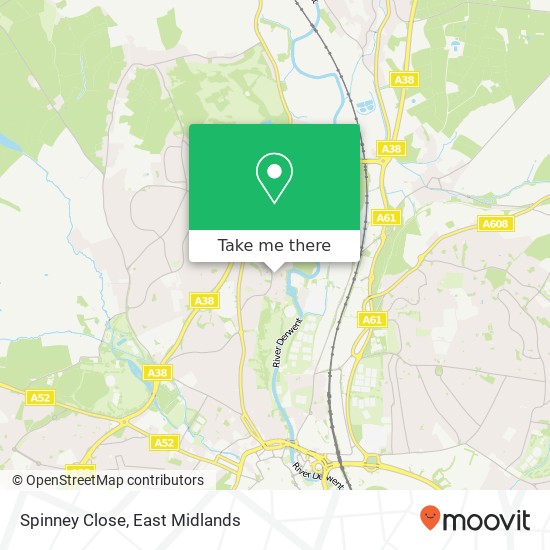 Spinney Close map