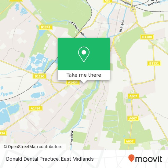 Donald Dental Practice map