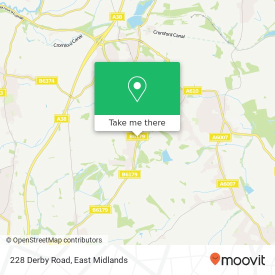 228 Derby Road map