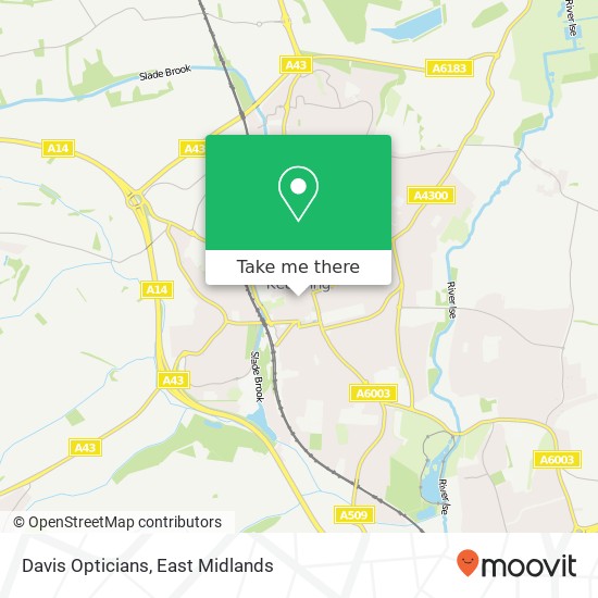 Davis Opticians map