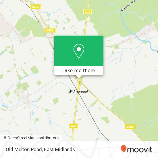 Old Melton Road map