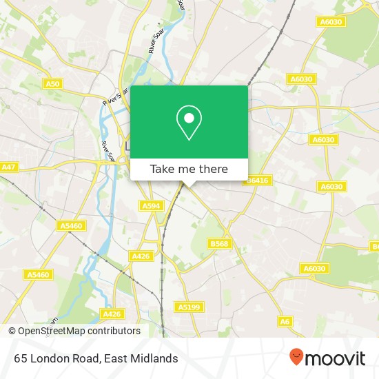 65 London Road map