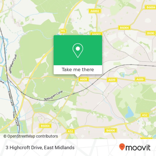 3 Highcroft Drive map