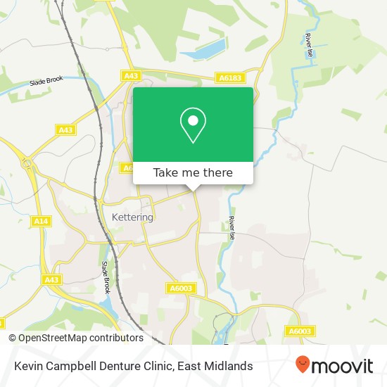 Kevin Campbell Denture Clinic map