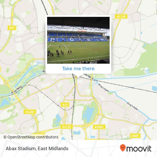 Abax Stadium map