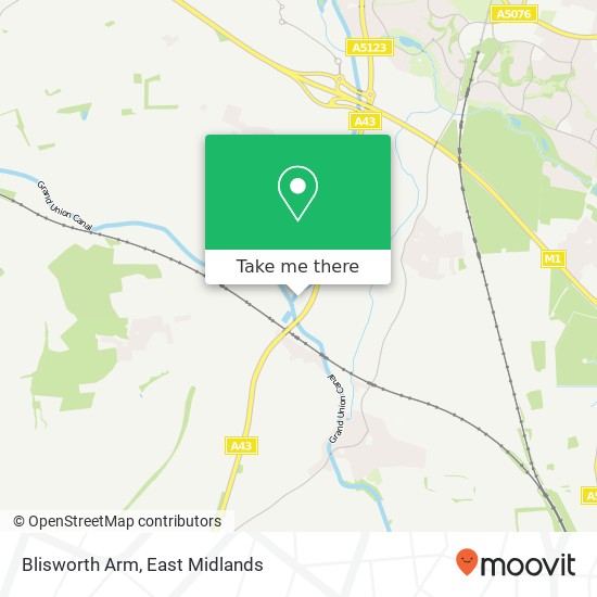 Blisworth Arm map