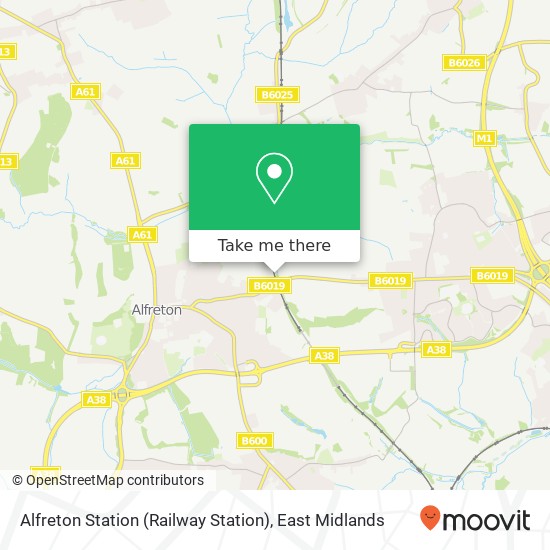 Alfreton Station (Railway Station) map