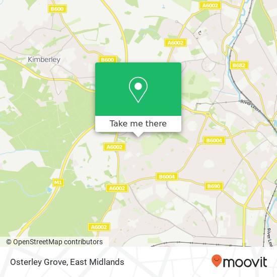 Osterley Grove map