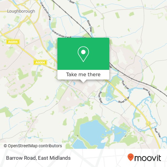 Barrow Road map