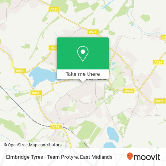 Elmbridge Tyres - Team Protyre map