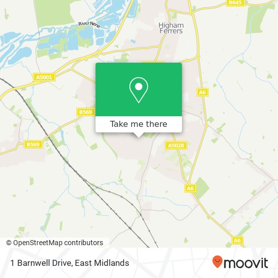 1 Barnwell Drive map