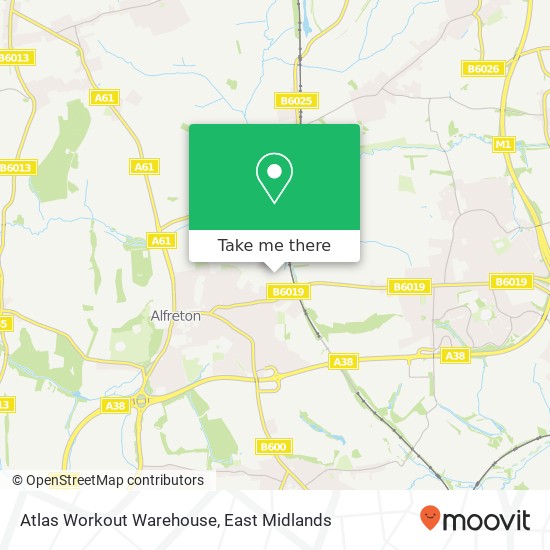 Atlas Workout Warehouse map