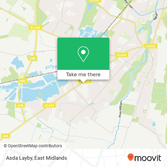 Asda Layby map