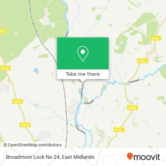 Broadmoor Lock No 24 map