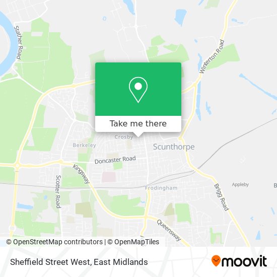 Sheffield Street West map