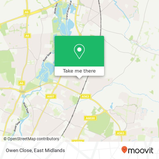 Owen Close map