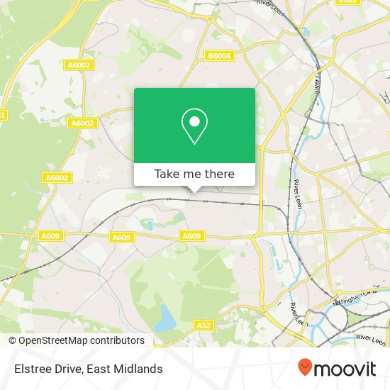 Elstree Drive map