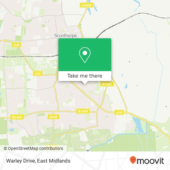 Warley Drive map