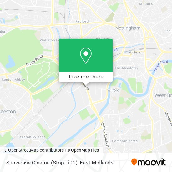 Showcase Cinema (Stop Li01) map