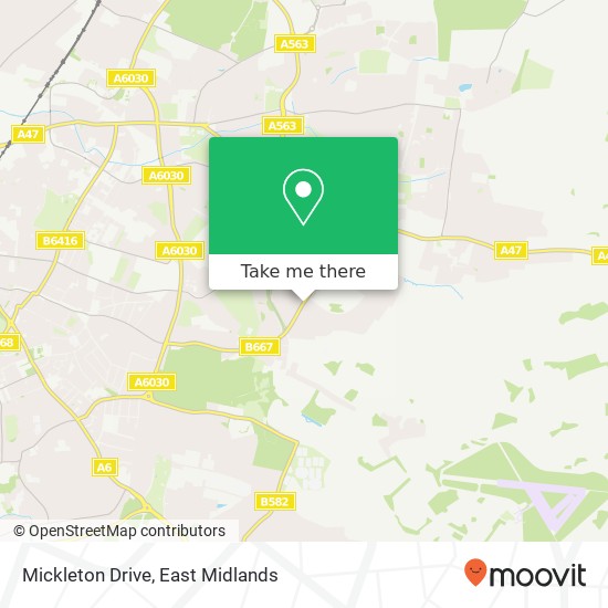 Mickleton Drive map