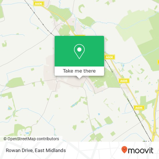 Rowan Drive map