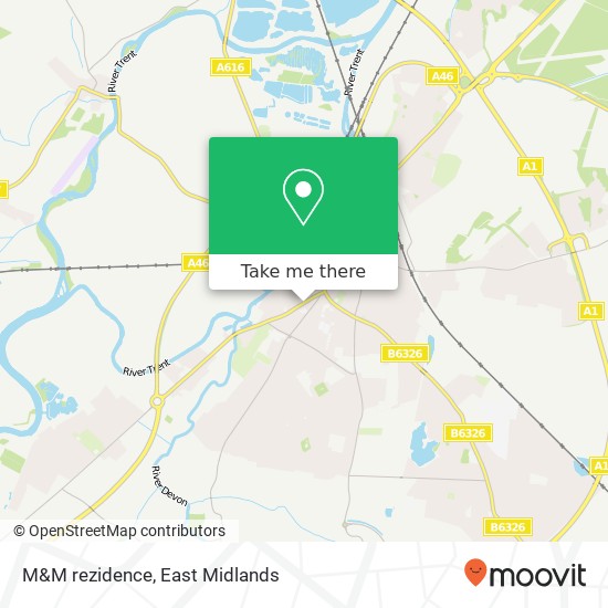 M&M rezidence map