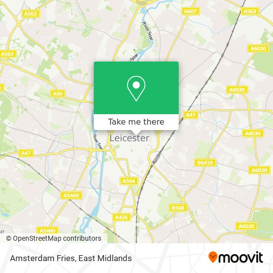 Amsterdam Fries map