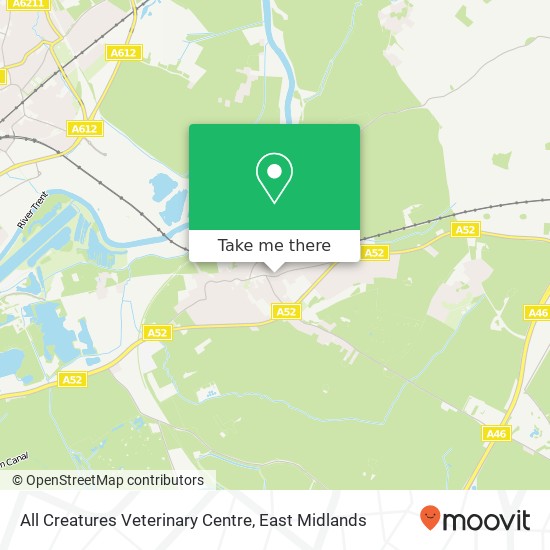 All Creatures Veterinary Centre map