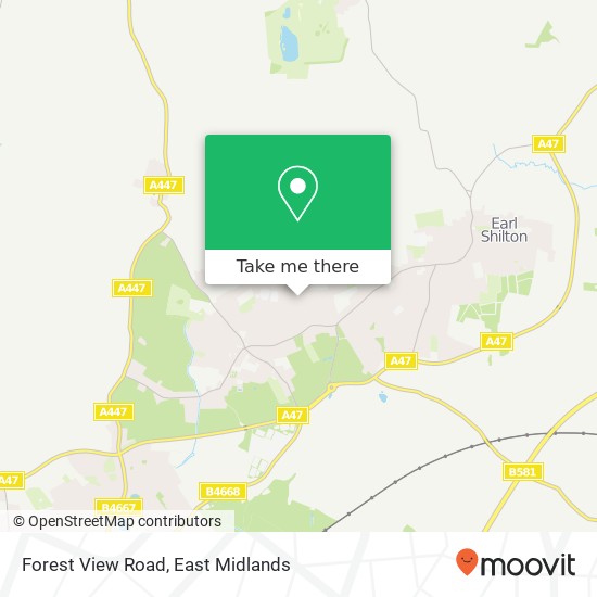 Forest View Road map