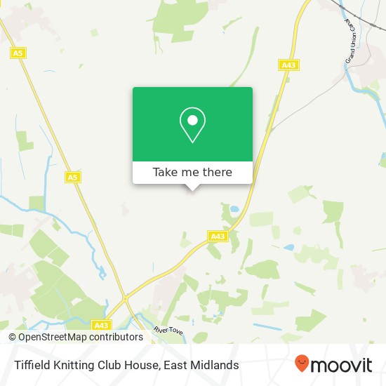 Tiffield Knitting Club House map