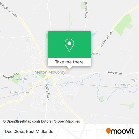 Dee Close map