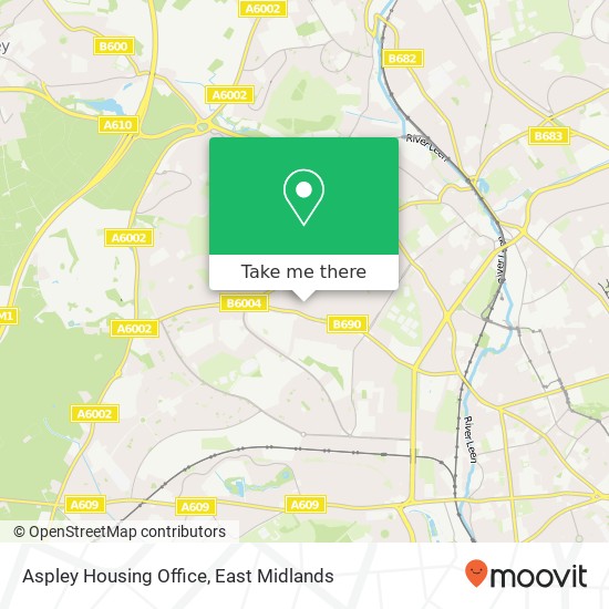 Aspley Housing Office map