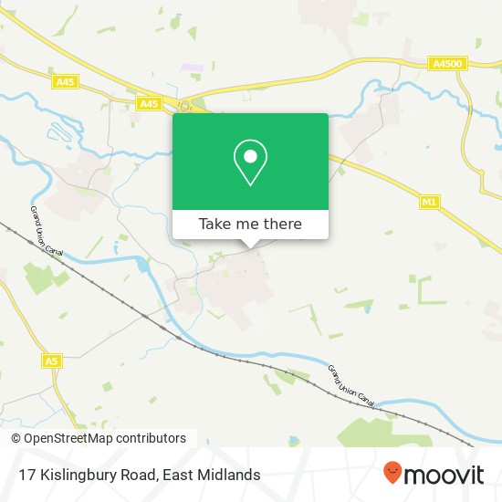 17 Kislingbury Road map