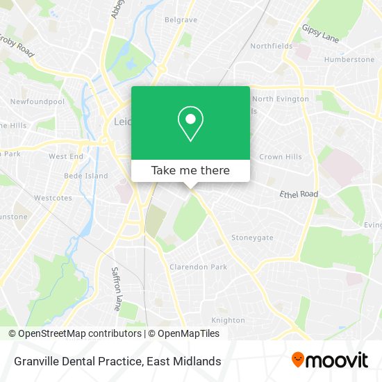 Granville Dental Practice map