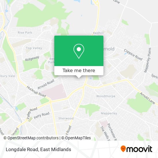 Longdale Road map