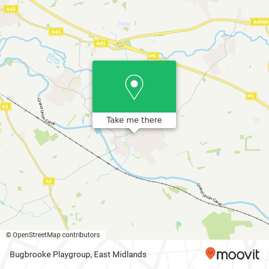 Bugbrooke Playgroup map