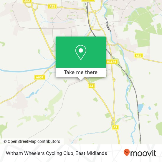 Witham Wheelers Cycling Club map