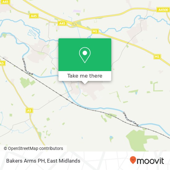 Bakers Arms PH map