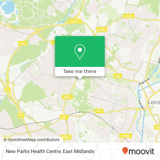 New Parks Health Centre map