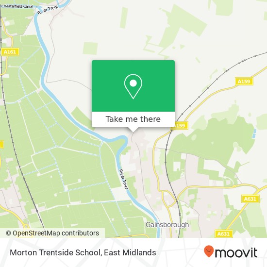 Morton Trentside School map