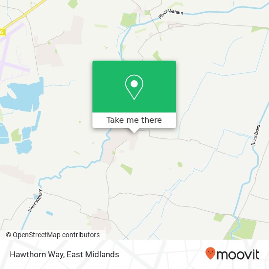 Hawthorn Way map