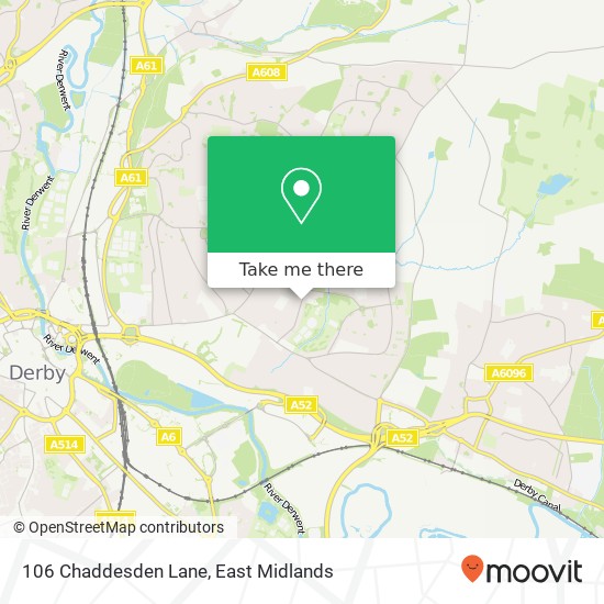 106 Chaddesden Lane map