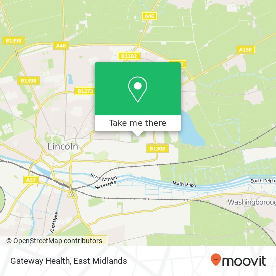 Gateway Health map