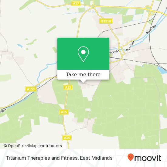Titanium Therapies and Fitness map