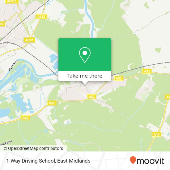1 Way Driving School map