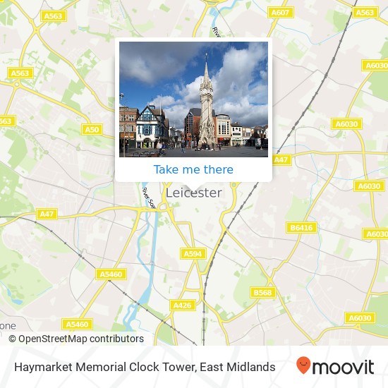 Haymarket Memorial Clock Tower map