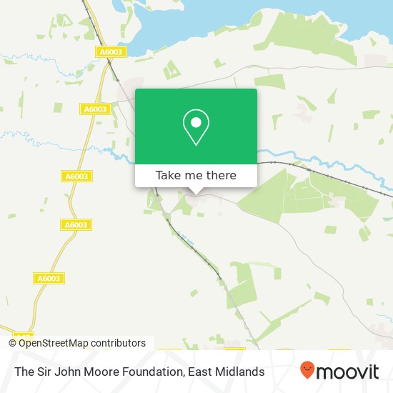 The Sir John Moore Foundation map