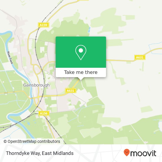 Thorndyke Way map