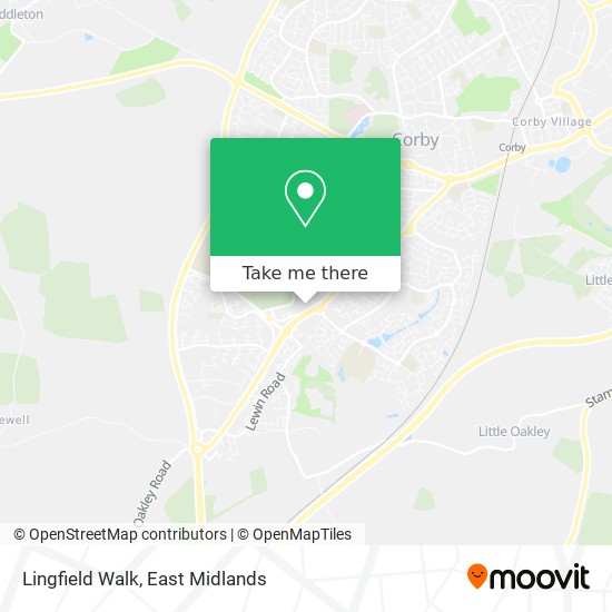 Lingfield Walk map